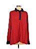 Free People 100% Polyester Red Long Sleeve Blouse Size M - photo 1