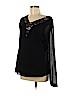 Motherhood 100% Nylon Black Long Sleeve Top Size L - photo 1