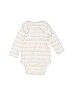 Carter's 100% Cotton Ivory Long Sleeve Onesie 0-3 MO / 3 MO - photo 2