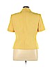 Dillard's by Kasper 100% Polyester Yellow Jacket Size 14 (petite) - photo 2