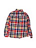 Gymboree 100% Cotton Plaid Red Long Sleeve Button-Down Shirt Size 7 - 8 - photo 2