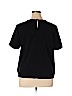 Ann Taylor Factory 100% Polyester Black Short Sleeve Blouse Size XL - photo 2