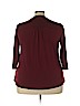 Papermoon Burgundy 3/4 Sleeve Top Size 3X - photo 2