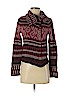 Lucky Brand Burgundy Cardigan Size S - photo 1