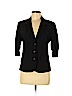 Elizabeth and James Black Wool Blazer Size 6 - photo 1