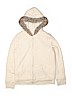 The Children's Place Ivory Zip Up Hoodie Size 10 - 12 - photo 1