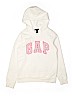 Gap Kids Outlet White Pullover Hoodie Size 13 - photo 1