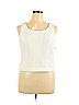 Tahari 100% Polyester Ivory Sleeveless Blouse Size 14 (petite) - photo 1