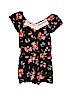 Art Class 100% Rayon Black Romper Size 7 - 8 - photo 1