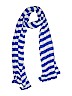 Target 100% Viscose Stripes Blue Scarf One size - photo 1