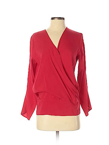 Zero + Maria Cornejo Long Sleeve Silk Top (view 1)