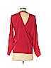 Zero + Maria Cornejo Red Long Sleeve Silk Top Size 2 - photo 2