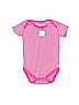 Burt's Bees Baby 100% Organic Cotton Pink Short Sleeve Onesie 9-12 MO / 12 MO - photo 1