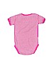 Burt's Bees Baby 100% Organic Cotton Pink Short Sleeve Onesie 9-12 MO / 12 MO - photo 2