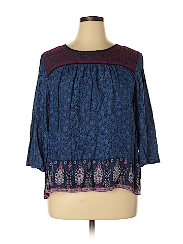 Lucky Brand 3/4 Sleeve Blouse (view 1)