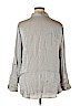 Chico's Gray Long Sleeve Blouse Size XL (3) - photo 2