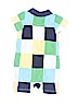 Baby Gap 100% Cotton Checkered-gingham Blue Short Sleeve Outfit Size 3-6 mo - photo 2