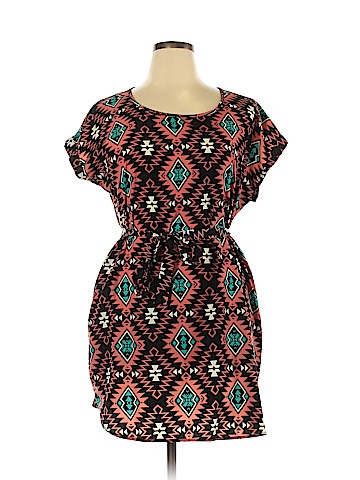 Pink Rose Casual Dress (view 1)