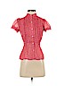 Ann Taylor LOFT 100% Polyester Red Short Sleeve Blouse Size 0 (petite) - photo 1