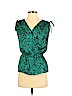 Banana Republic Factory Store 100% Polyester Green Sleeveless Blouse Size XS (petite) - photo 1