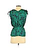 Banana Republic Factory Store 100% Polyester Green Sleeveless Blouse Size XS (petite) - photo 2