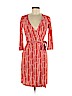 Diane von Furstenberg Red Casual Dress Size 4 - photo 1