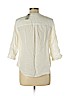 Maeve 100% Linen Ivory 3/4 Sleeve Blouse Size 10 (petite) - photo 2