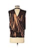 Zero + Maria Cornejo 100% Polyester Brown Sleeveless Blouse Size 0 - photo 2