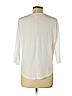 Lucky Brand White 3/4 Sleeve Top Size L - photo 2