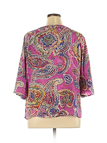 Lauren by Ralph Lauren 3/4 Sleeve Blouse (view 2)