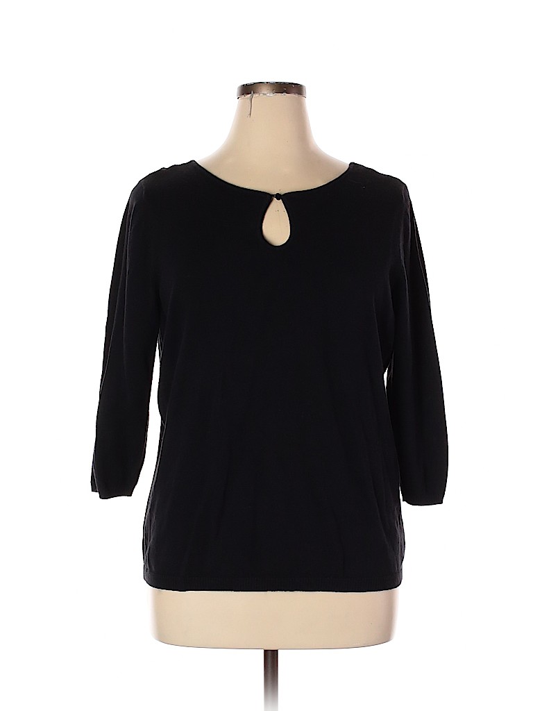Lane Bryant Black Pullover Sweater Size 18 - 20 Plus - photo 1