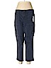 Sonoma Goods for Life 100% Cotton Blue Cargo Pants Size 10 (petite) - photo 1