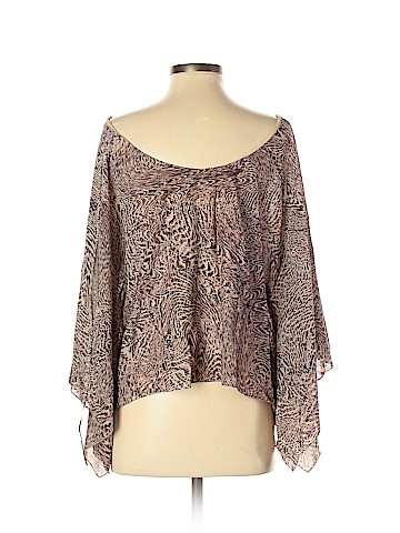 Alice + Olivia Short Sleeve Silk Top (view 2)