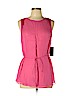 Vera Wang 100% Silk Pink Sleeveless Silk Top Size 10 - photo 1