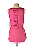 Vera Wang 100% Silk Pink Sleeveless Silk Top Size 10 - photo 2