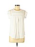 Daniel Rainn 100% Rayon White Short Sleeve Top Size S (petite) - photo 1
