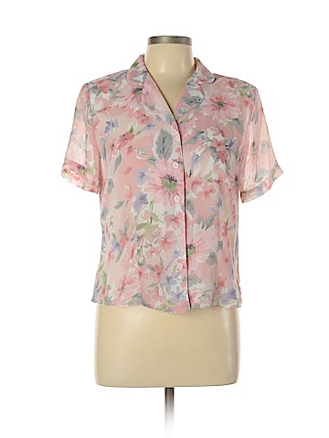 Alfred Dunner Short Sleeve Button-Down Shirt (view 1)