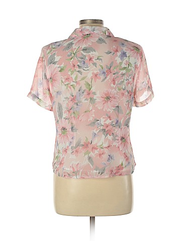 Alfred Dunner Short Sleeve Button-Down Shirt (view 2)
