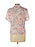Alfred Dunner 100% Polyester Pink Short Sleeve Button-Down Shirt Size 10 (petite) - photo 2