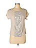 Theory Ivory Short Sleeve Top Size M - photo 1
