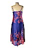 Banana Republic 100% Polyester Purple Casual Dress Size 10 (petite) - photo 2