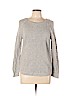 Ann Taylor LOFT Gray Pullover Sweater Size L (petite) - photo 1