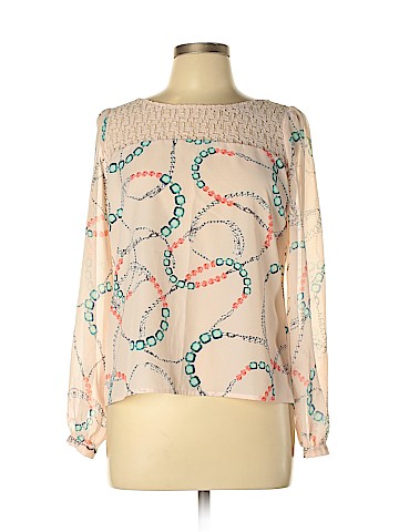 Candie's Long Sleeve Blouse (view 1)