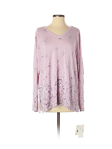 Elisabeth by Liz Claiborne Long Sleeve Silk Top (view 1)