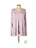 Elisabeth by Liz Claiborne Pink Long Sleeve Silk Top Size 3 (petite) - photo 1