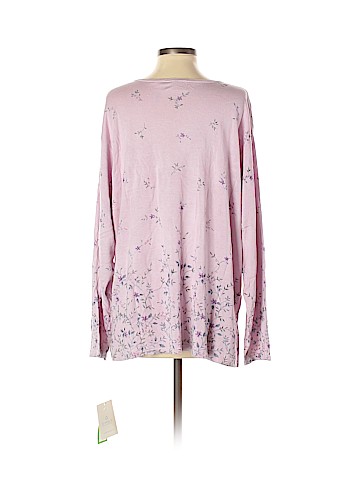 Elisabeth by Liz Claiborne Long Sleeve Silk Top (view 2)
