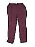 Lands' End 100% Rayon Burgundy Casual Pants Size 10 - 12 - photo 1