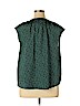 Gap Outlet 100% Polyester Green Sleeveless Blouse Size XL - photo 2