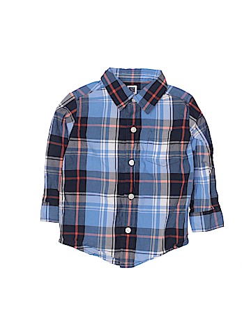 Janie and Jack Long Sleeve Button-Down Shirt (view 1)