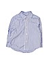 Ralph Lauren Baby 100% Cotton Stripes Blue Long Sleeve Button-Down Shirt 12-18 MO / 18 MO - photo 1